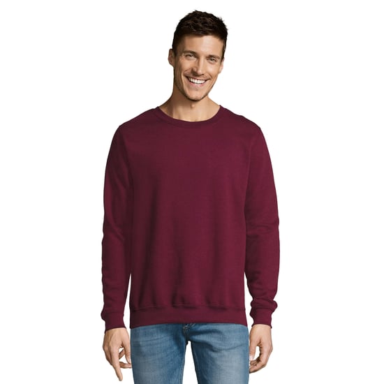SOLS - "New Supreme" Sweatshirt für Herren/Damen Unisex (Burgunderrot) - Image 1