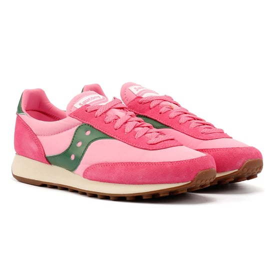 Saucony Trainer 80 Wildleder Rosa Turnschuhe - Image 1