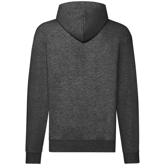 Fruit of the Loom - Sweatshirt, mit Kapuze für Herren (Grau meliert) - Image 2