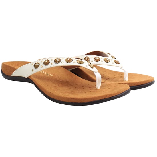 Vionic Rest Floriana Damen Weiße Flip-Flops - Image 2