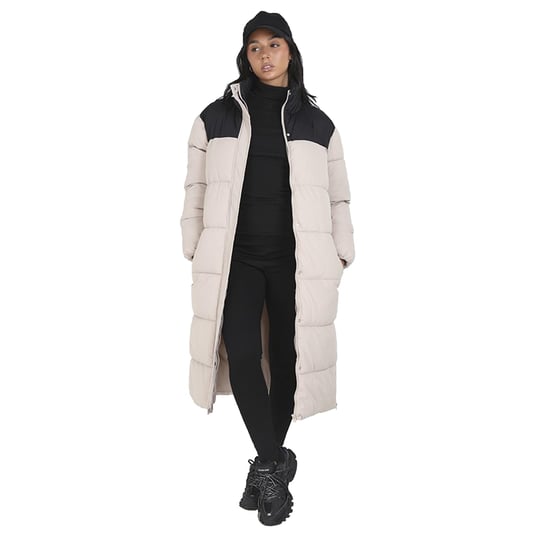 Brave Soul Women's Long Coat Puffer Jacket