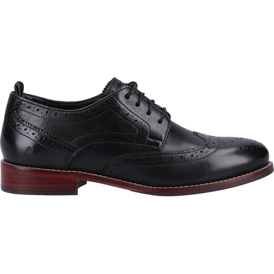 Hush Puppies Natalia Leder Damen Navy Brogues Schuhe - Image 5