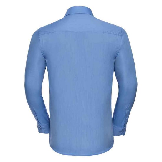 Russell Collection - Formelles Hemd Pflegeleicht für Herren Langärmlig (Business-Blau) - Image 2