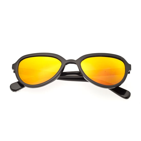 Bertha Alexa Buffalo-Horn Polarized Sunglasses