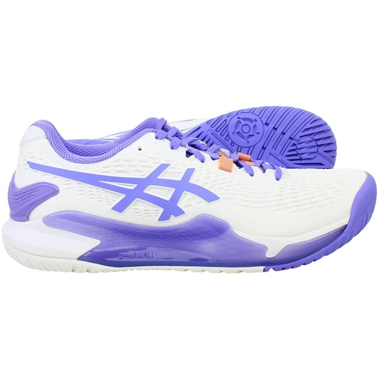 Asics Gel-Resolution 9 Damen Weiß Tennisschuhe - Image 3