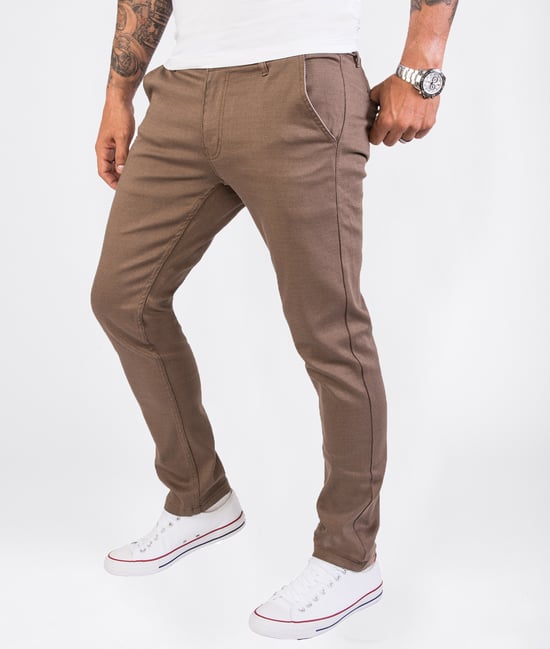 Rock Creek Stoffhose Dunkelbeige - Image 3