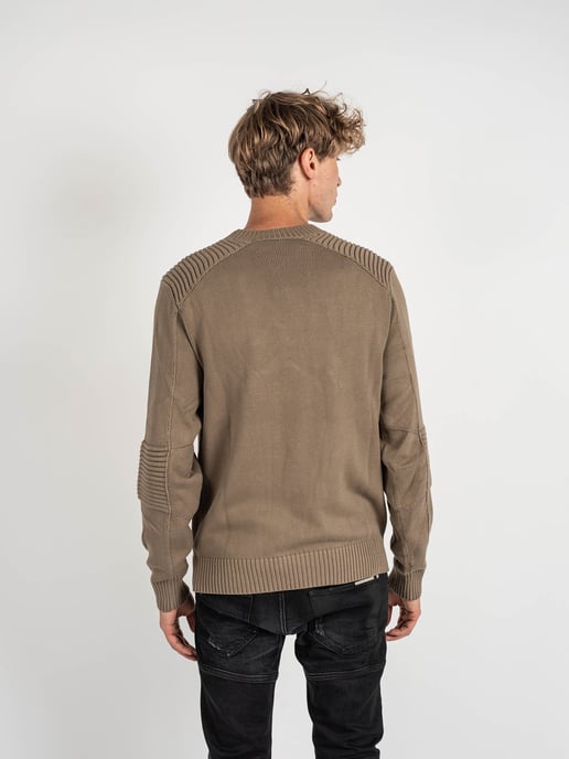 Les Hommes Pullover Herren beige - Image 4