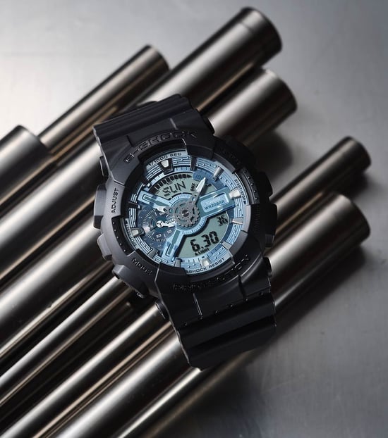 Casio G-Shock Herren Schwarz Uhr GA-110CD-1A2ER - Image 3