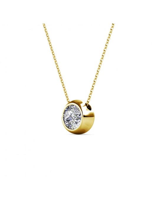 Mond-Anhänger - Gold und Kristall - Image 5