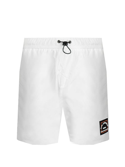 Karl Lagerfeld Badehose Basic Herren Weiß - Image 1