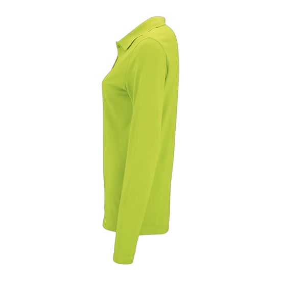 SOLS - "Perfect" Poloshirt für Damen Langärmlig (Apfelgrün) - Image 3