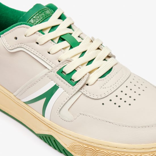 Men's Lacoste L001 Trainers in Off White