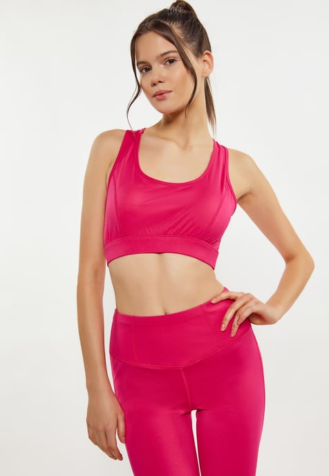 Mymo Crop-Top Damen Rosa - Image 3