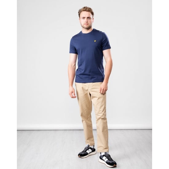 Lyle & Scott Tee SS Einfarbiges T-Shirt Blau - Image 5