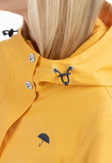 Schmuddelwedda Regenjacke Damen Honiggelb-271 - Image 5