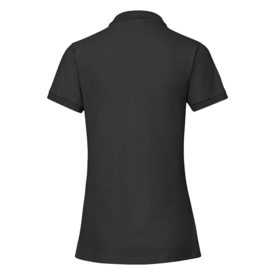 Russell Damen Stretch Polo-Shirt, Kurzarm (Schwarz) - Image 2