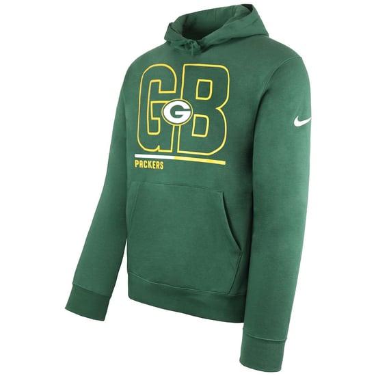 Nike NFL Green Bay Packers Club City Code Herren-Hoodie, Grün - Image 2