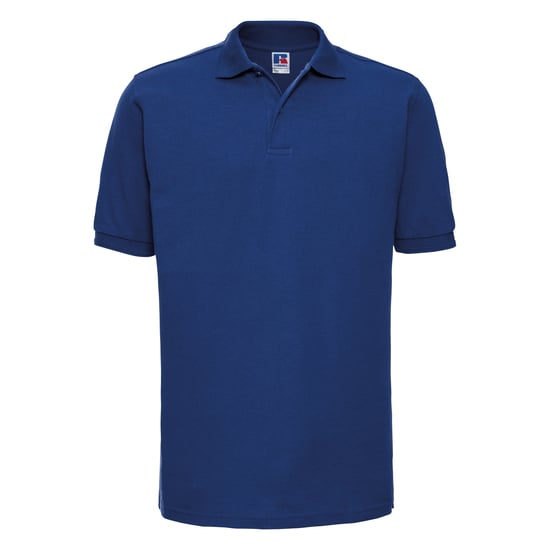 Russell Mens Ripple Kragen & Manschette Kurzarm-Poloshirt (Bright Royal) - Image 1
