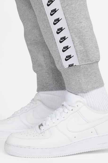 Nike Sportswear Sport Essential Men's Fleece Hooded Tracksuit Grey/White - Image 6