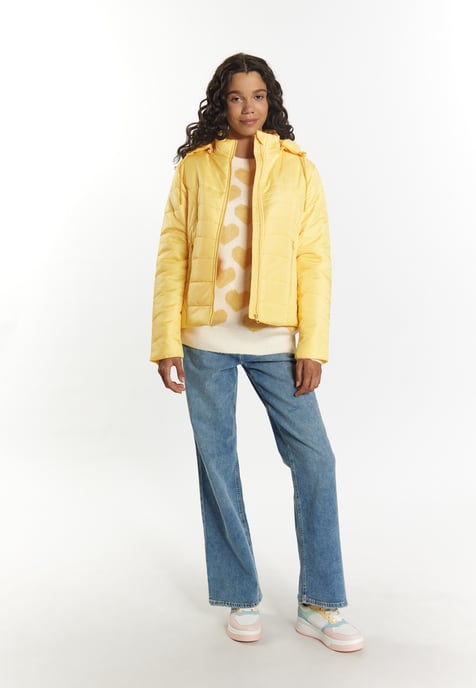 Mymo Leicht wattierte Jacke Damen Höllengelb - Image 2