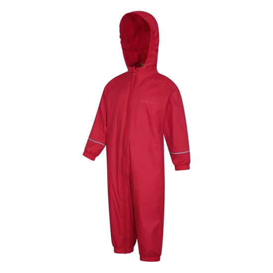Mountain Warehouse Childrens/Kids Spright Wasserdichter Regenanzug (Rot) - Image 3