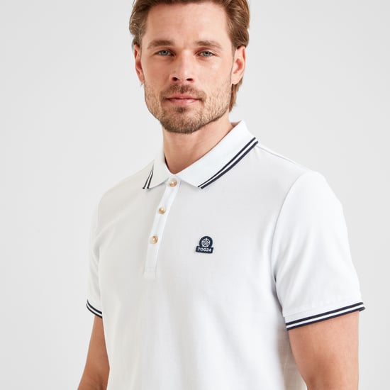 Biston Mens Polo Shirt - Optic White