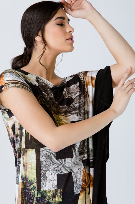 Asymmetrische Print-Tunika - Image 6