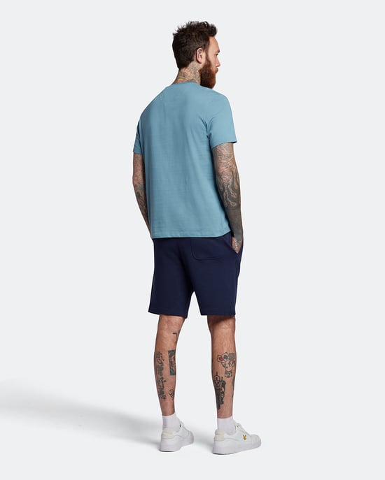Lyle & Scott Sweat Short Plus in Marineblau - Image 3