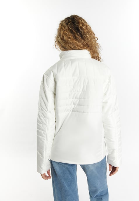 Mymo Leicht wattierte Jacke Damen Wollweiß - Image 4