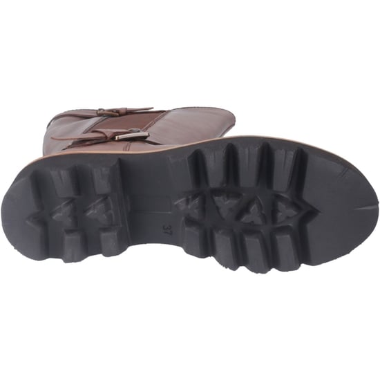 Pod Aleena Leder/Textil Damenstiefel Tan - Image 3