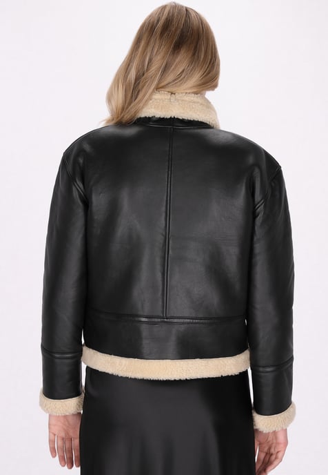 Dreimaster Jacke Damen schwarz - Image 4