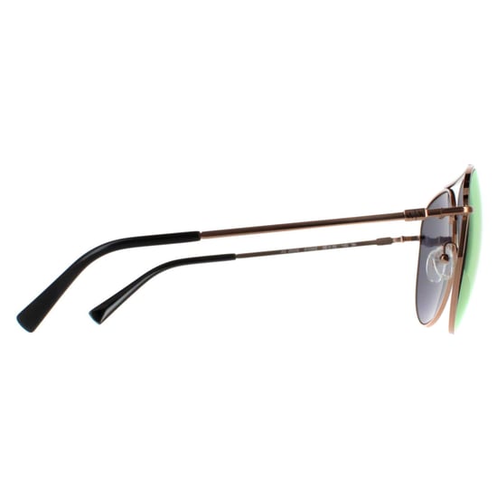 Armani Exchange Aviator Mens Shiny Rose Gold Grey Mirror Rose Gold AX2043S