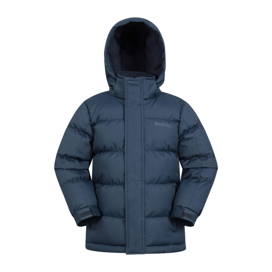 Mountain Warehouse Childrens/Kids Snow II Wasserabweisende gepolsterte Jacke (Dunkelblau) - Image 1