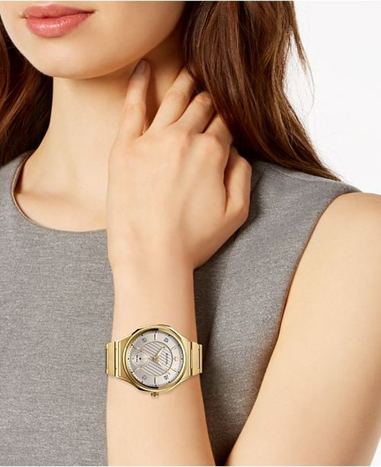 Bulova Curv Damen Goldene Uhr 97P136 - Image 4