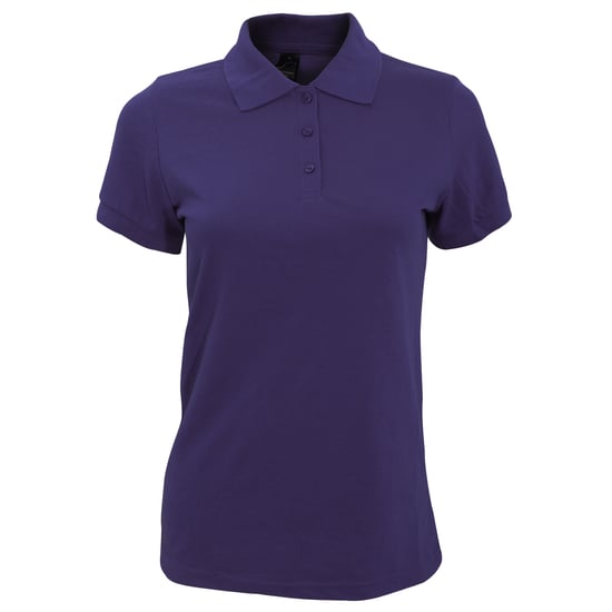 SOLs Womens/Ladies Prime Pique Polo Shirt (dunkelviolett) - Image 1