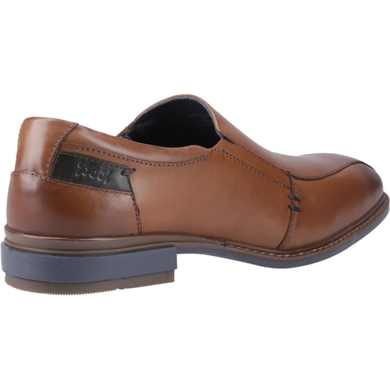 Pod Spear Leder Herren Cognac Slip-On Schuhe - Image 2