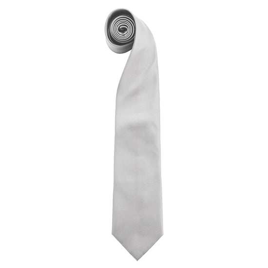 Premier - "Colours Fashion" Krawatte für Herren (Silber) - Image 1