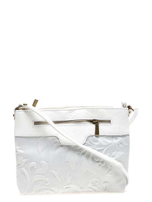 Renata Corsi SS22 RC 8087 Blanc Cuir de vachette Sac - Image 1