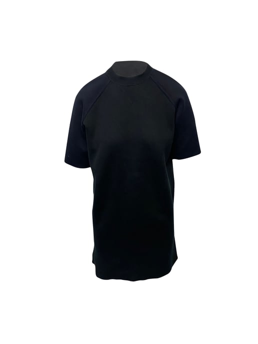 Louis Vuitton Verziertes Hemdkleid aus schwarzer Baumwolle - Image 1