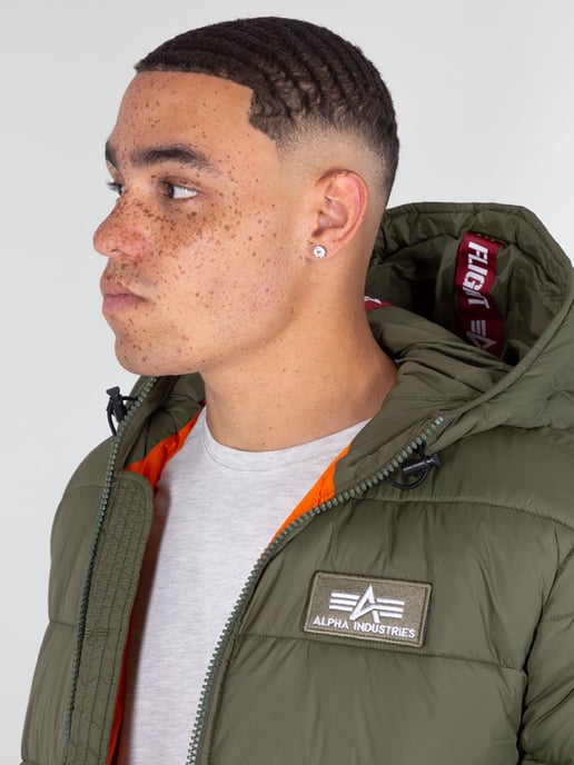 Alpha Industries Hooded Puffer Alpha FD Jacket Green