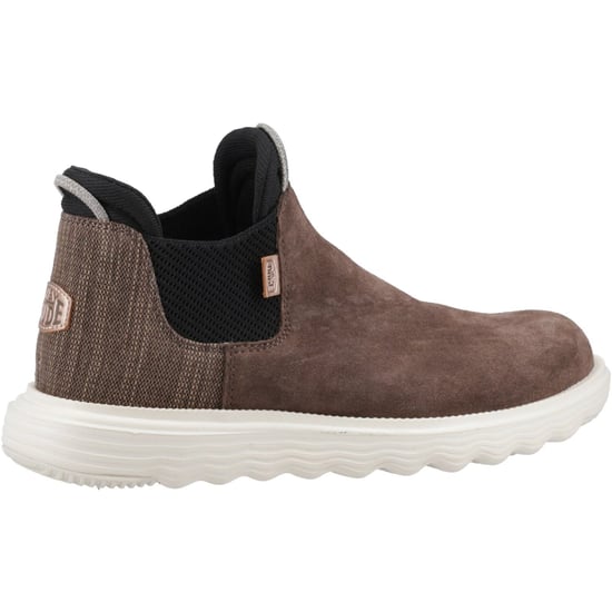 HEYDUDE Branson Leder Damen Stiefel Kaffee - Image 2