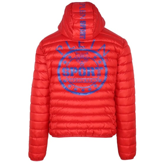 Plein Sport Gefütterte Kreis Logo Rote Jacke - Image 2