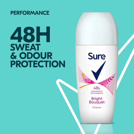Sure Women Roll On Bright Bouquet AntiPerspirant Deo 48H Protection, 3x50ml