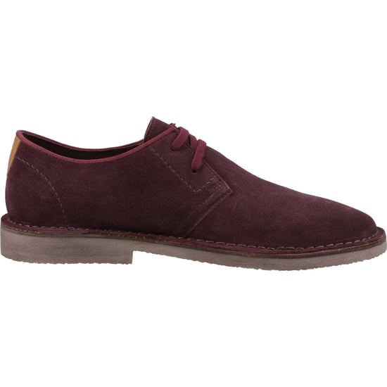 Hush Puppies Scout Wildleder Herren Schnürschuhe Bordeaux - Image 5