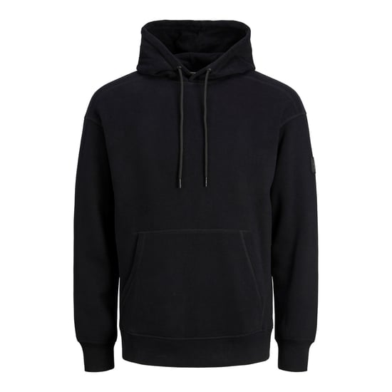 Classic Waffle Sweat Hood von Jack & Jones in der farbe Schwarz und in größe M. - Image 1