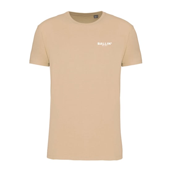 Herren-T-Shirt von der Marke Ballin Est. 2013. Diese Shirts von Ballin Est. 2013 sind aus 100% Bio-Baumwolle gefertigt und mit Backprint World versehen. Es handelt sich um eine etwas engere Passform. Die weiche Baumwolle sorgt für hohen Tragekomfort.  Mar - Image 1