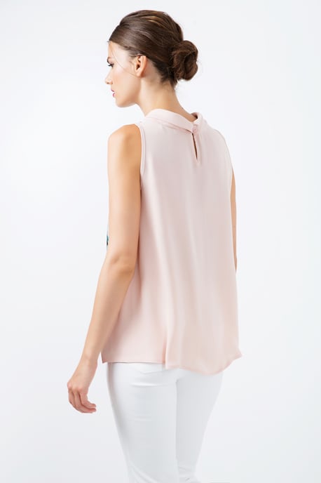 Ärmelloses Print-Satin-Top - Image 3