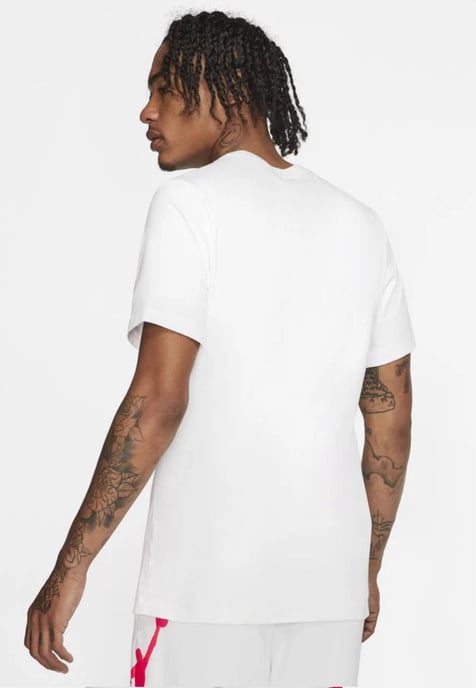 NIKE Herren M J Jumpman SS Crew T Shirt in weiß - Image 2