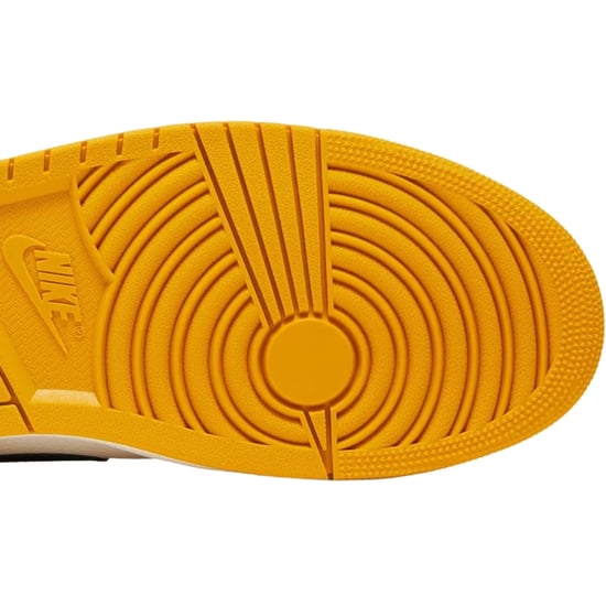 Nike Air Jordan 1 Retro High OG Gelbe High-Top-Sneaker - Image 3