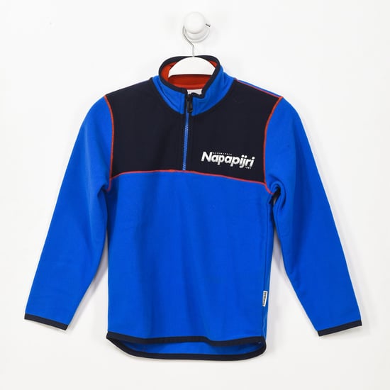 K TAU fleece sweatshirt with high neck and inner lining GA4EPO boy
